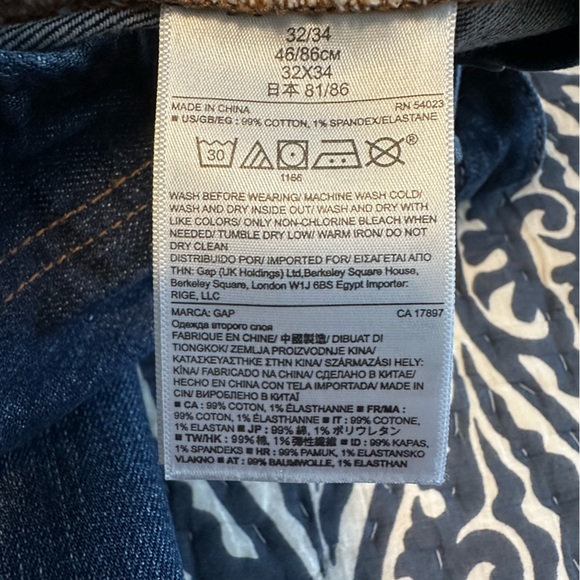 Men’s Gap jeans 32x34 slim fit - Picture 7 of 7